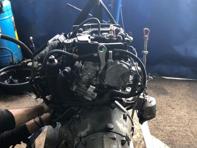 BEFORE Mercedes Benz C Class coupe 2012 complete engine rebuild engine