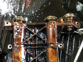 BEFORE Mercedes C class coupe 2012 complete engine rebuild (Balanced shaft)