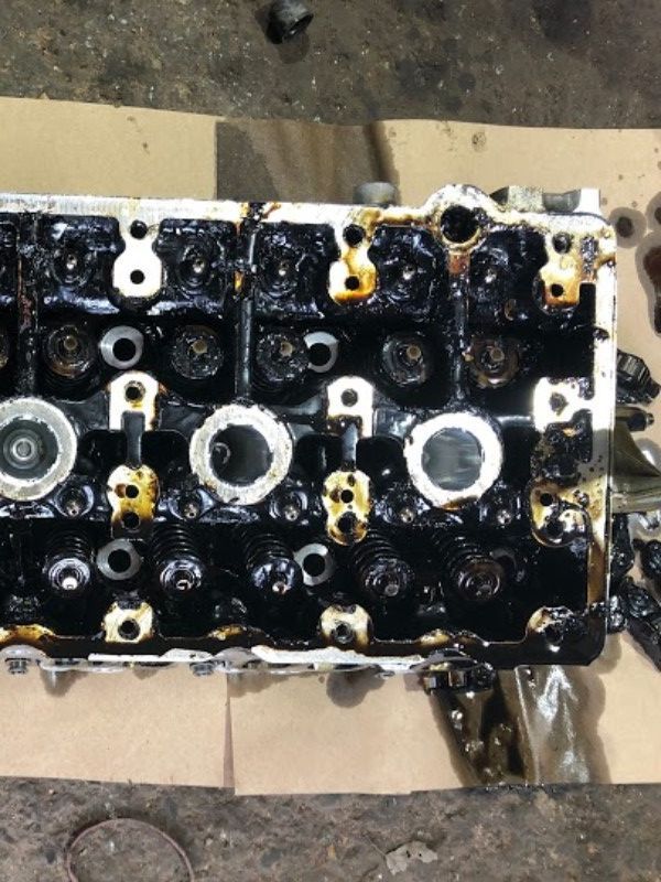 BEFORE Mercedes Benz C class coupe 2012 complete engine rebuild