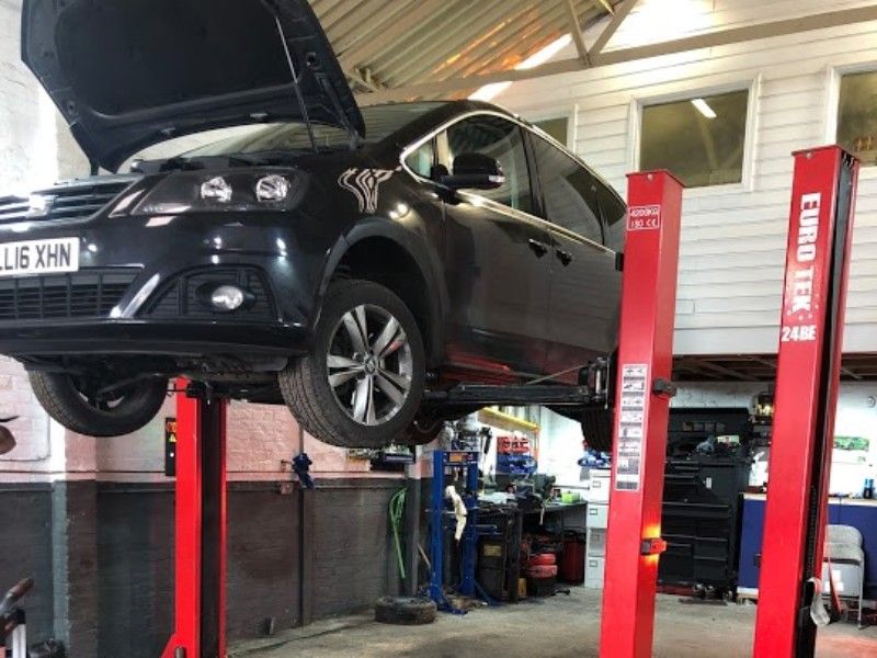 car getting an MOT