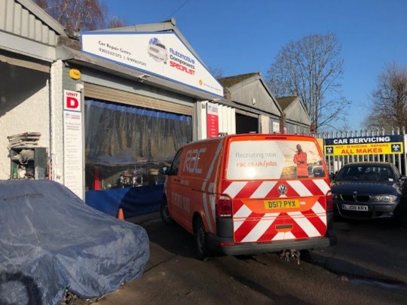Rac van outside garage