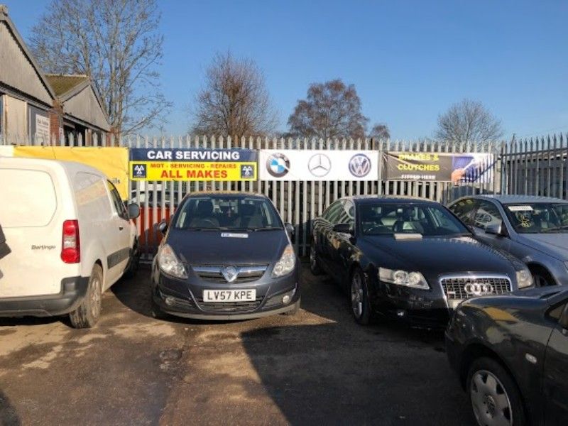 cars parked